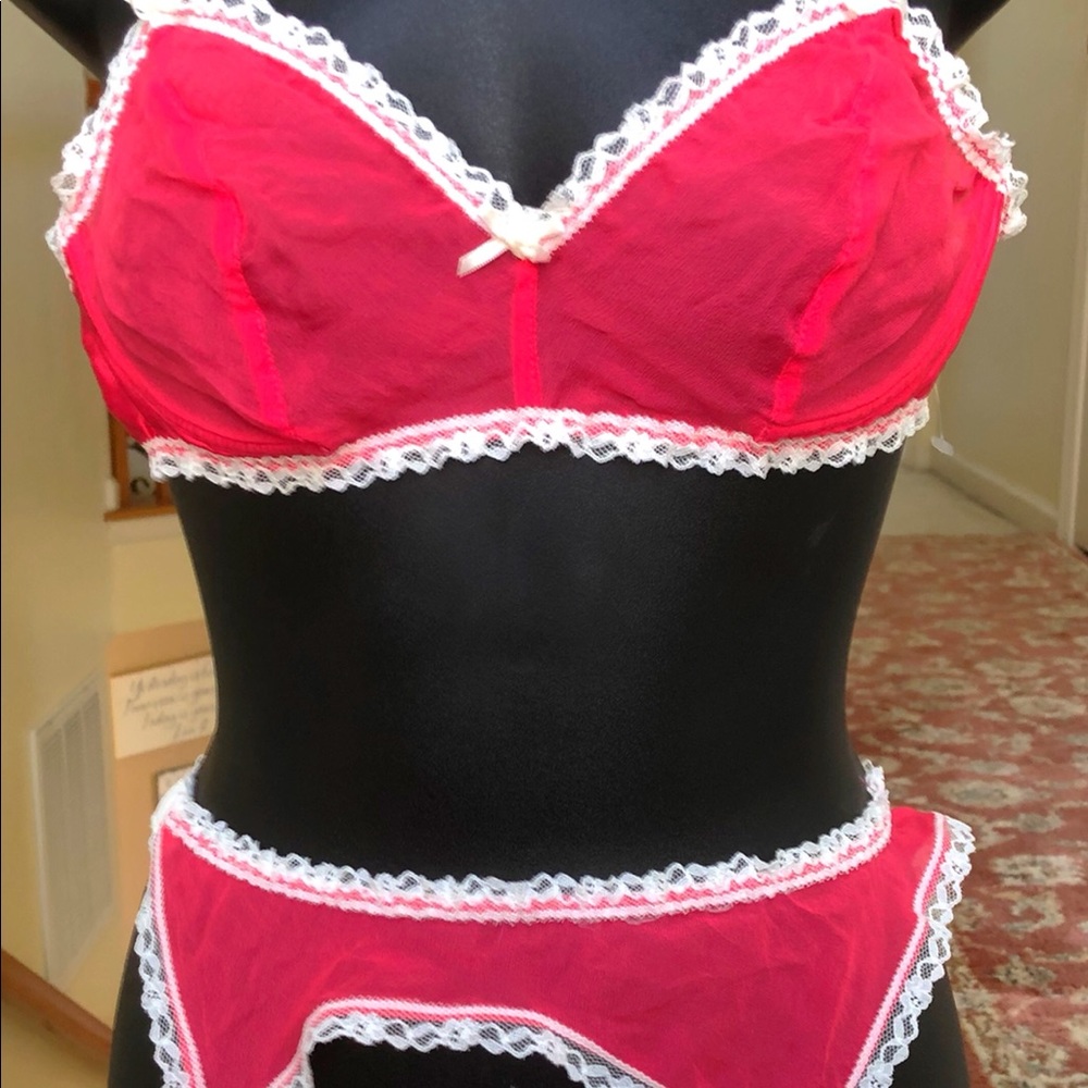 Victoria Secret Sheer Push Up Bra Set